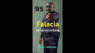 5 Falacia ad verecundiam apelación a la autoridad  Parte 1 Definición  Falacias informales [upl. by Dario]