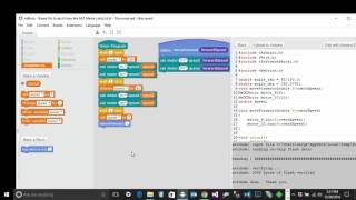 Programming Makeblock Starter Robot  Using Blocks and Variables [upl. by Nerra520]