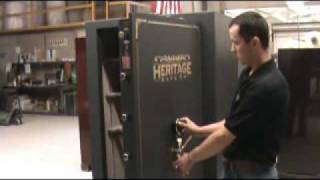 Heritage Safe Company  Changing SampG Lock Combination [upl. by Roper]