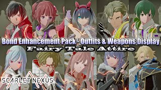 Scarlet Nexus  Bond Enhancement Pack  Outfits amp Weapons Display Fairy Tale Attire [upl. by Tdnaltroc]