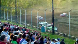 LakevilleOhio Speedway LM heat race restart014AVI [upl. by Adalheid]