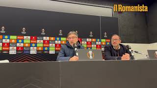 Juric in conferenza stampa quotCi sono state cose che non mi sono piaciutequot [upl. by Jaeger]