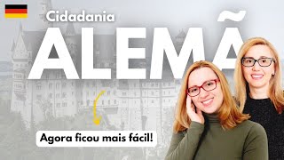 CIDADANIA ALEMÃ  Agora ficou mais FÁCIL [upl. by Akeemat]