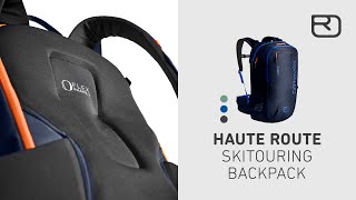 HAUTE ROUTE ski touring backpack  ORTOVOX [upl. by Terpstra]