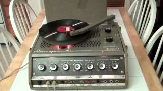 NEWCOMB TUBE RECORD PLAYER MODEL TR1656 M  LHAI VOLUTO TE  CARLO BUTI [upl. by Ardelle586]