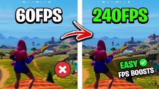 Fix FPS Drops amp BOOST FPS In Fortnite Chapter 5 Easy Steps [upl. by Lusar921]