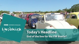 End of the line for the VW Beetle  Lingohack [upl. by Sorkin]