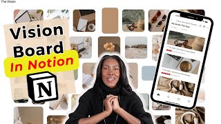 I Made a 2025 Vision Board in Notion Tutorial  Template [upl. by Maurita553]