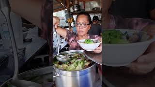 Soup for breakfast carinderia streetfood homemade filipinofood [upl. by Katinka740]