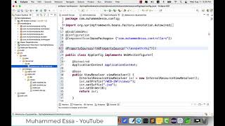 29 JAVA Spring MVC Properties File via PropertySource annotation [upl. by Susanna]