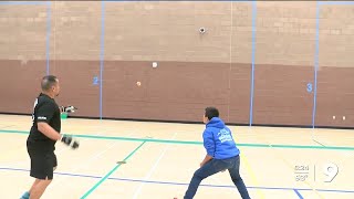 Sahuarita police play handball with students [upl. by Brandenburg]