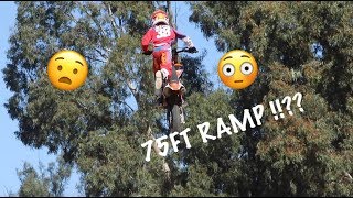 World Record  Dangerboy Deegan hits the 75ft ramp Dad said no [upl. by Comfort488]