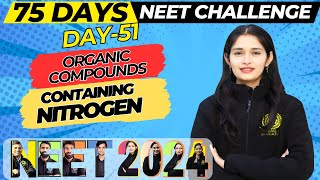 Day51  Organic Compounds Containing Nitrogen organicchemistry 75hardchallenge [upl. by Hubert870]