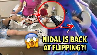 Nidal Wonder Can do FLIPPING Again after Broken Leg [upl. by Seys751]