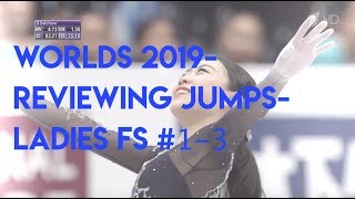 Worlds 2019 Jump Rescoring  Zagitova Kihira Medvedeva [upl. by Enriqueta]