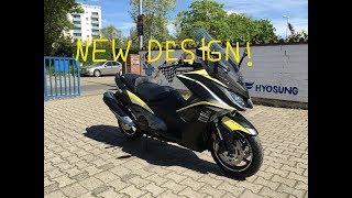 Kymco AK 550 Wrapping Project 20   Revealing the NEW Design [upl. by Rimat]