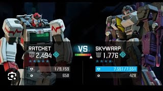 Ratchet Vs skywarp [upl. by Ingeberg]