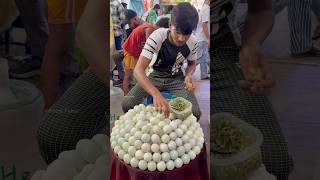 Boiled Egg With Unique Salad  Healthy Street Food shorts [upl. by Atinehs]