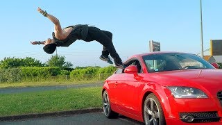 SENTRAÎNER AU PARKOUR SUR UN PARKING [upl. by Burhans]