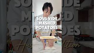 Once you sous vide you won’t go back to boiling mash potato thanksgiving cooking husbandcooking [upl. by Vivi]