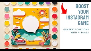 How to write caption on Instagram Post using AI  ai master [upl. by Pompei]