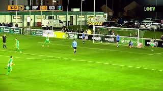 Guillermo Almirall Peñalver Goal  Bray Wanderers v UCD  2024 League Of Ireland Football Playoffs [upl. by Quinby]