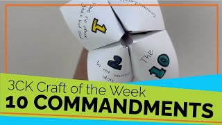 10 COMMANDMENTS  3CK Craft of the Week 02062022 [upl. by Sewole]