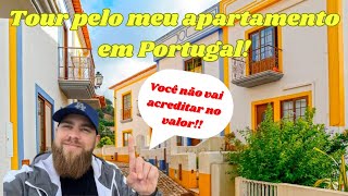 TOUR PELO MEU APARTAMENTO BARATO EM PORTUGAL 🇵🇹 [upl. by Pavior]