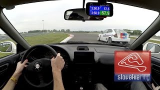 ENG CC Integra Type R vs BMW M3 E92 Skoda Octavia RS CUP on Slovakiaring TD3 [upl. by Bassett]