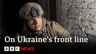 Ukraine front line near Kharkiv situation ‘dynamic and tense’  BBC News [upl. by Keeryt705]