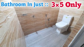 3×5 FT Bathroom Design 🔥 Very Small Bathroom Bathroom Tile Design Ideas [upl. by Matilde32]