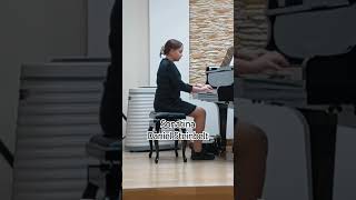 Natasza Pepłowska Sonatina Cdur Daniel Steibelt cover shorts fortepian [upl. by Yvad155]