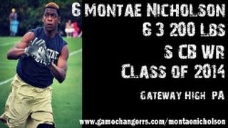 6 Montae Nicholson  SCBWR  Gateway High PA Class of 2014 [upl. by Analed708]