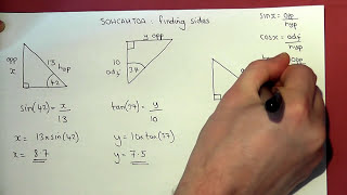 Trigonometry Basics  how to find missing sides and angles easily 6 Golden Rules of SOHCAHTOA [upl. by Angle529]