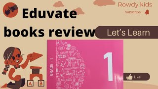 Eduvate grade1 books review vol1Rowdy kids sparklebox Rowdykids Sparkle box kit [upl. by Knah]