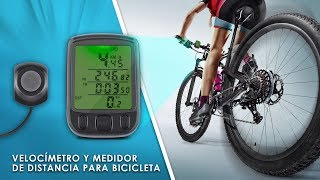 VELOCÍMETRO Y MEDIDOR DE DISTANCIA PARA BICICLETA BIKE030 [upl. by Nanji]