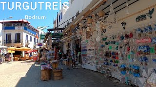 Bodrum Turgutreis Bazaar Walking Tour  August 2022 MuğlaTurkey [upl. by Enid]