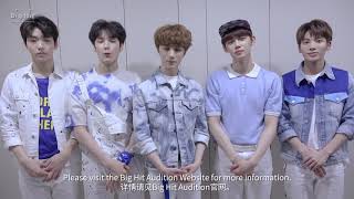 2019 BigHit Global Audition TXT [upl. by Nerol679]