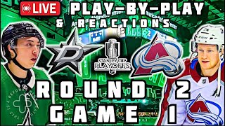 NHL Game 1 WATCH PARTY  Avalanche vs Stars  May 7 2024 [upl. by Joon]