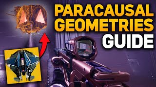 Destiny 2 All Paracausal Geometries Guide  How to Get the First Knife Exotic Ship [upl. by Lara]