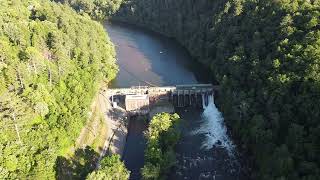 Mission Dam in Western North Carolina  All frames shot with DJI Mavic Mini Drone [upl. by Fagan]