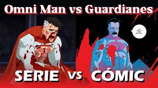 Omni man vs Los Guardianes del Globo Comic vs Serie  Comparativa y Diferencias Invincible [upl. by Diva]