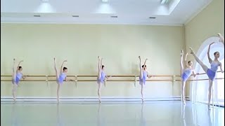 VAGANOVA BARRE CLASS FOLLOW ALONG  Vaganova Ballet Academy 5th grade exam [upl. by Spillihp]