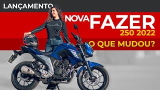 NOVA FAZER 250 ABS 2022  TUDO O QUE MUDOU E O QUE FALTOU NA NOVA FZ25 [upl. by Anoyek771]