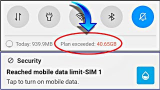 How To Solve Plan Exceeded Problem In Redmi Xiaomi  Fix Plan Exceeded Reached Mobile Data Limit [upl. by Carmen529]