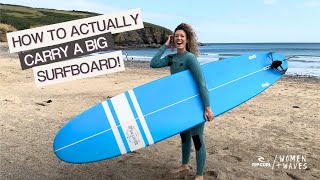 Mastering The Art Of Surf Board Handling Tips And Tricks For Carrying A Big Board [upl. by Mathia168]