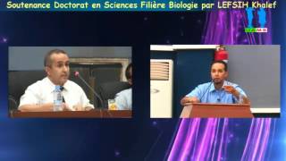 ébat autour de la soutenance de doctorat en Sciences par LEFSIH Khaled  Part 03 [upl. by Bridget]