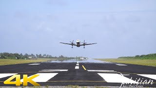 Jan 19 2024 Air Rarotongas SAAB340 reg E5SMW was seen rocketting out from Aitutaki [upl. by Kenn]