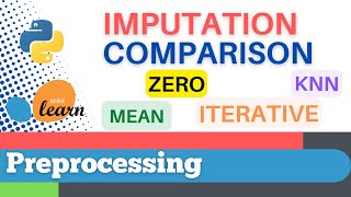 22 Scikitlearn 19 Preprocessing 19 Compare imputation techniques [upl. by Nicolai]