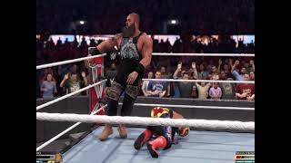 Rey Mysterio vs Braun Strowman Full Match WWE Wrestling Gameplay  Gaming Zone MBK [upl. by Thedric]